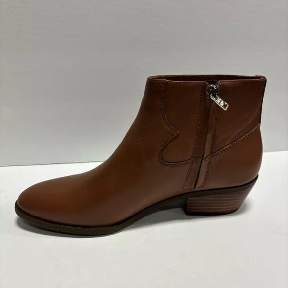 Coach Women’s Dannie, Saddle Brown Leather Ankle Boots, Size 9 M - Picture 2 of 7